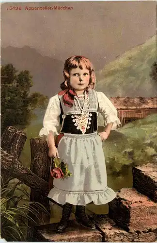 Appenzeller Mädchen - Tracht -439380