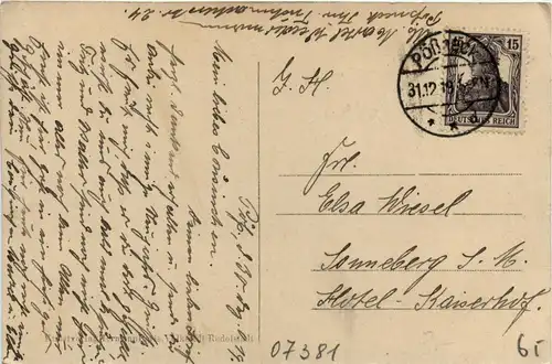 Neujahrswünsche aus Pössneck -437766