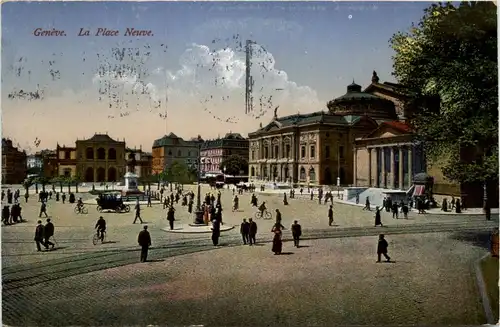 Geneve - La Place Neuve -437564