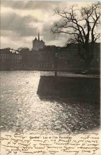 Geneve - Lac et Ile Rousseau -439558