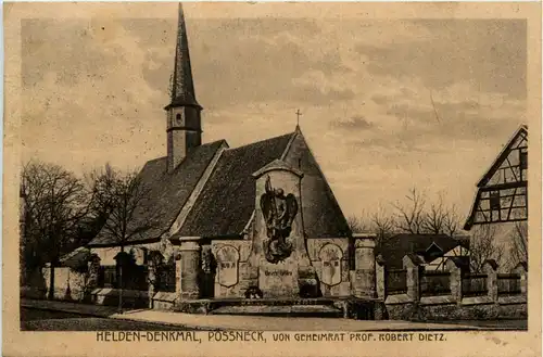 Helden Denkmal Pössneck -437764