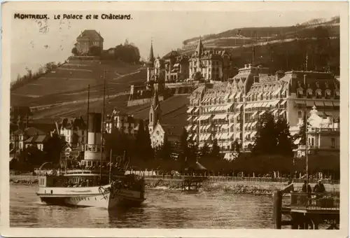 Montreux - La Place et le chatelard -438928