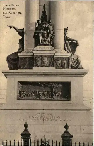 Galveston - Texas Heroes Monument -436784
