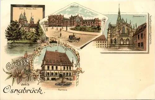 Gruss aus Osnabrück - Litho -438288