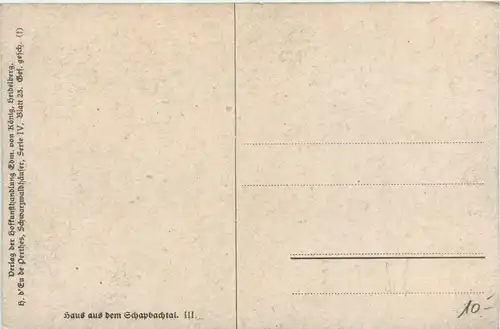 Künstlerkarte H. d Eu de Perthes - Schapbachtal -439778