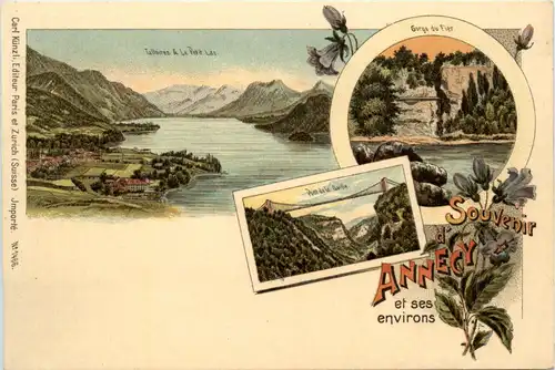 Souvenir d Annecy - Litho Cal Künzli -439430