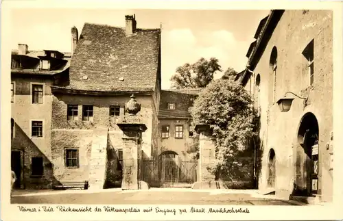 Weimar - Rückansicht des Wittumspalais -439898