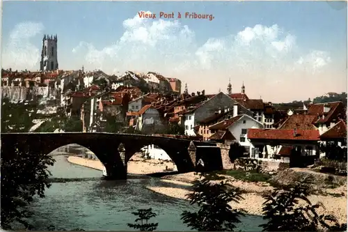 Vieux Pont a Fribourg -439146