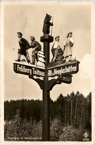 Feldberg Todtnau - Wegweiser -438444