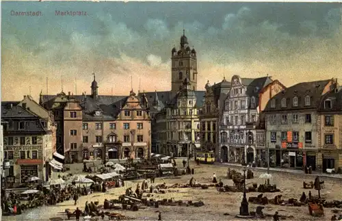 Darmstadt - Marktplatz -438602