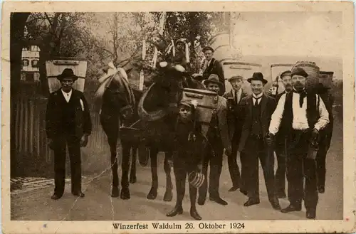 Winzerfest Waldulm 1924 - Wein Transport -440136