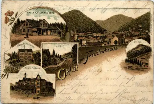 Gruss aus Friedrichroda - Litho -437200