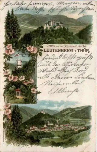 Gruss aus Leutenberg - Litho -437280