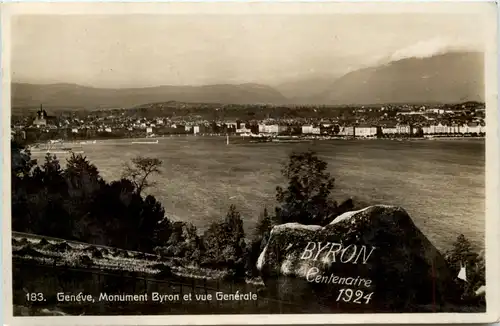 Geneve - Monument Byron 1924 -439662