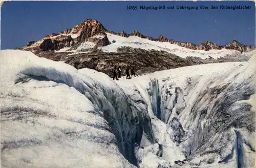 Nägelisgrätli und Übergang über den Rhonegletscher -439702