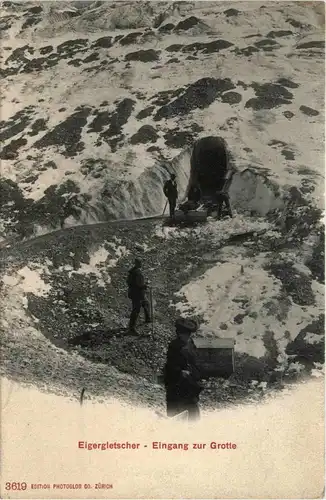 Eigergletscher - Eingang zur Grotte -439184