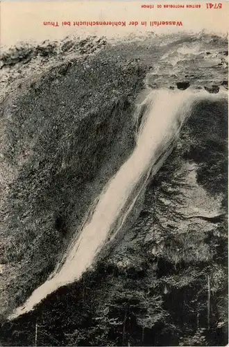 Wasserfall in der Kohlererschlucht bei Thun -439414