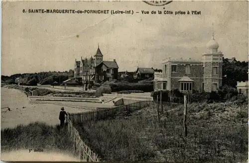 Sainte Marguerite de Pornichet - Vue de la Cote prise a l est - Loire-Atlantique -411448