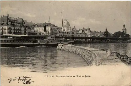 Evian les Bains - Port et Jetee -439552