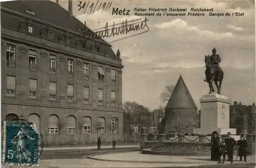 Metz - Kaiser Friedrich Denkmal Reichsbank -440198