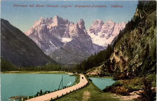 Dürrensee mit Monte Cristallo - Ampezzaner Dolomiten - Südtirol -411626