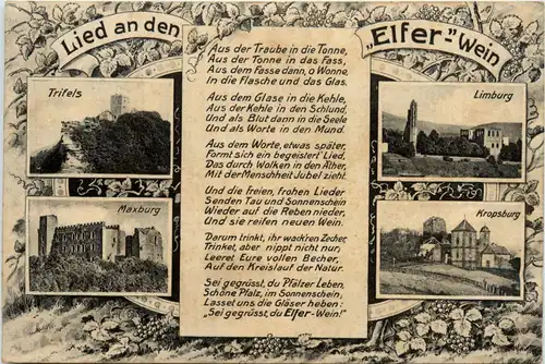 Lied an den Elfer Wein - Limburg - Kropsburg - MAxburg - Trifels -438120