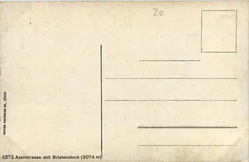Axenstrasse mit Bristenstock -439752
