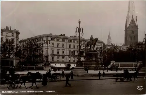 Hamburg - Kaiser Wilhelm Denkmal -440930