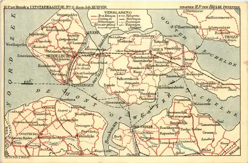 Middelburg - Uitstapkaartje - Map -411848