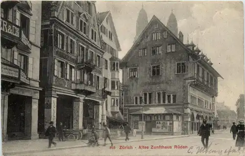 Zürich - Altes Zunfthaus Rüden -439396