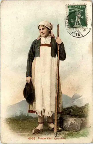 Tessin - Val Verzasca - Tracht -438816