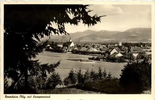 Oberbayern/ div. Orte und Umgebung - Rosenheim, mit Kampenwand -338266