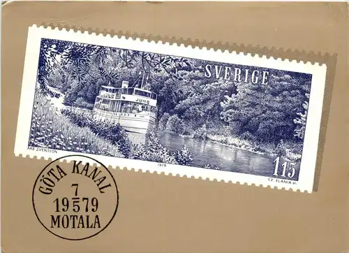 Schweden - Göta Kanal 1979 -440296