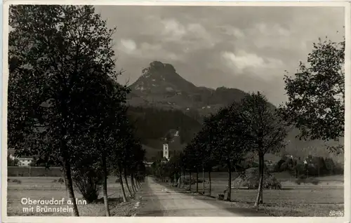 Oberbayern, div. Orte und Umgebung - Oberaudorf mit dem Brünnstein -338466