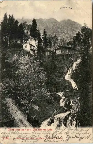 Oberbayern, div. Orte und Umgebung - Gastwirtschaft Gfallermühle -338504