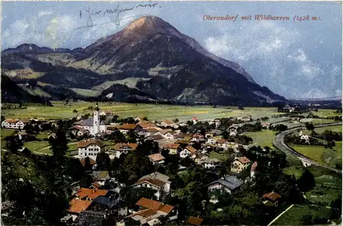 Oberbayern, div. Orte und Umgebung - Oberaudorf, mit Wildbarren -338524