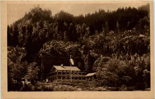 Oberbayern, div. Orte und Umgebung - Oberaudorf, Gasthaus z. feurigen Tatzelwurm -338564