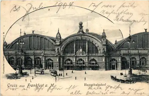 Gruss aus Frankfurt - Hauptbahnhof -442164