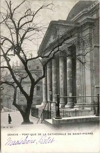 Geneve - Portique de la Cathedrale de Saint Pierre -439570