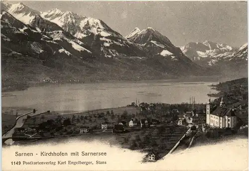 Sarnen - Kirchhofen mit Sarnersee -439590