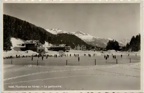 Montana en hiver - La patinoire -441214