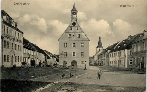 Bayern/Oberpfalz/div.Orte und Umgebung - Grafenwöhr, Marktplatz -338880