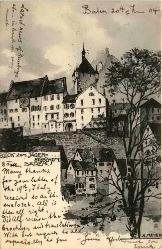 Baden - Blick zum Jägerstübchen -439650