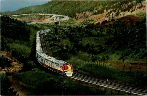 Santa Fe Streamliner Ascending Raton Pass -441298