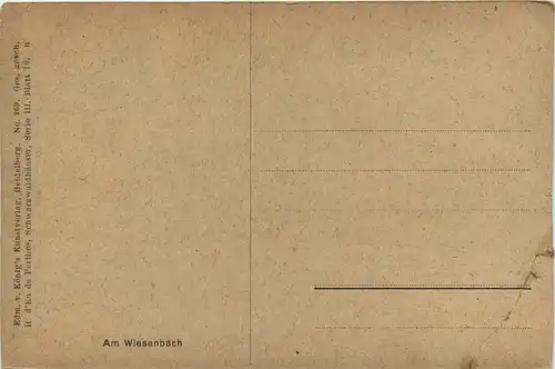 Künstlerkarte H. d Eu de Perthes - Schwarzwald -439810