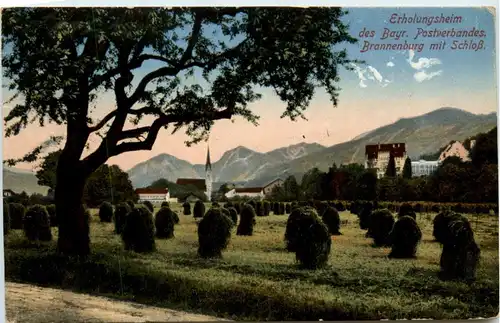 Bayern/Oberpfalz/div.Orte und Umgebung - Brannenburg mit Schloss, Erholungsheim des Bayr. Postverbandes -339058