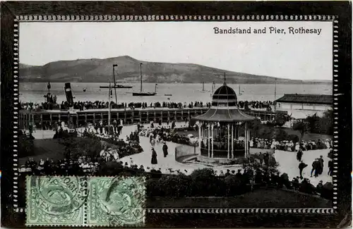 Rothesay - Bandstand and Pier -442934
