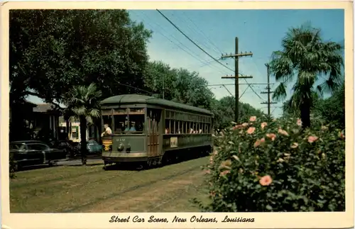 Louisiana - New Orleans - Street Car scene -441396