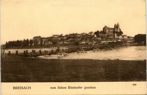 Ba-Wü/ Breisach - vom linken Rheinufer gesehen -339678