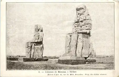 Colosses de Memnon a Thebes -442316